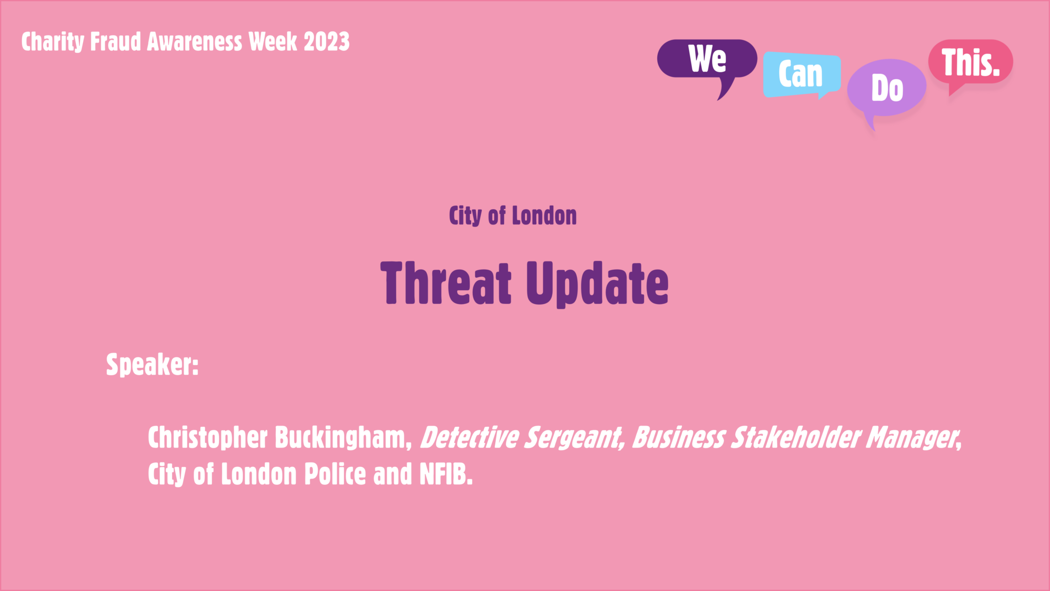 Charity Fraud Awareness Week 2023 Threat Update England And Wales Prevent Charity Fraud 6692