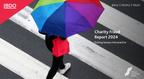 Charity fraud report 2024: Lessons into Practice document cover
