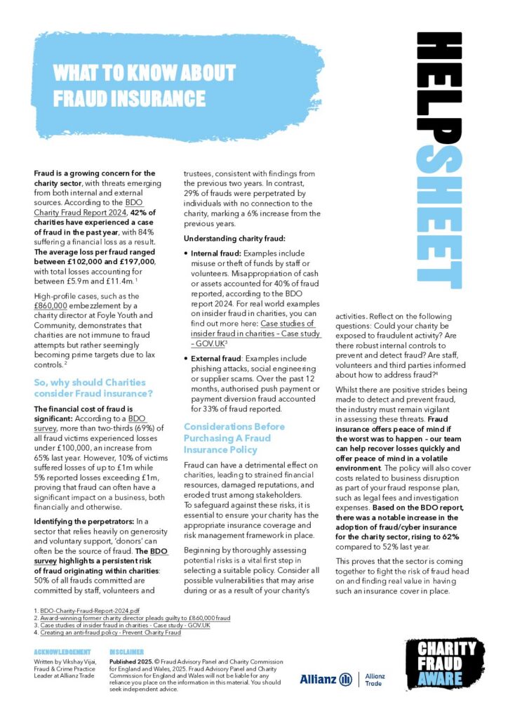 What To Know About Fraud Insurance document cover